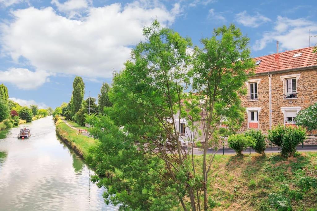 *Au Bord Du Canal*Entre Paris Et Disneyland 谢勒 外观 照片